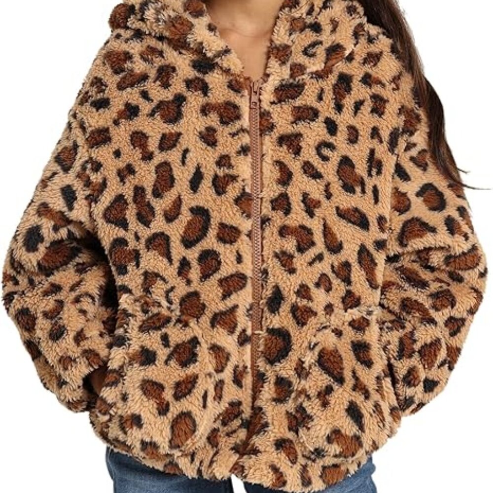 Danna Belle Girls Full Zip Hoodie Fleece Jacket Sherpa Hoodie Coat Fall Winter O